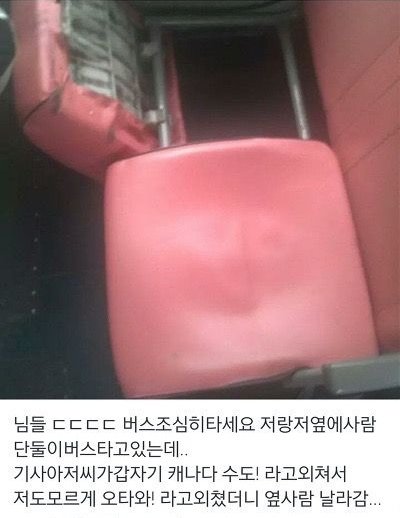 버스 조심히 타세요