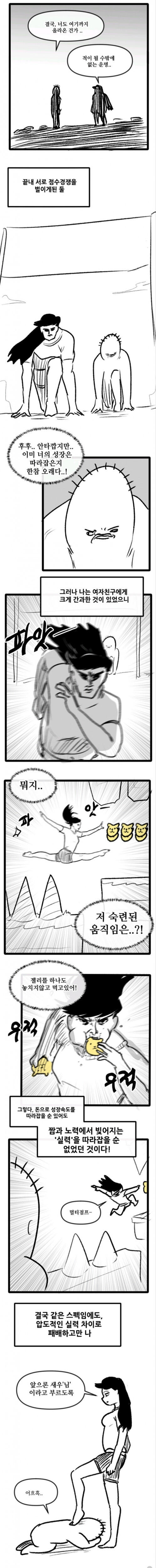 여자친구랑 쿠키런 하는 만화