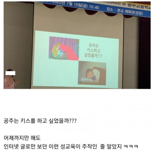 고등학교 성교육 수준