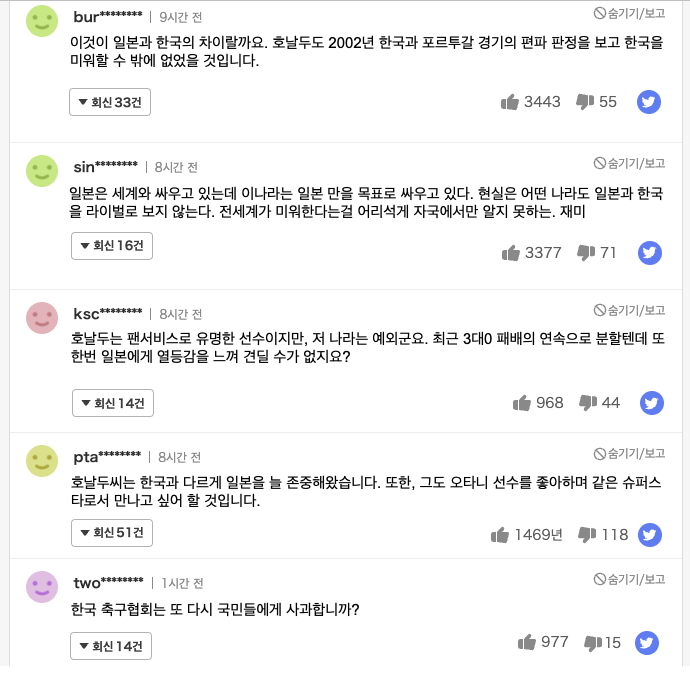 야후재팬 7월 26일자 예상, 심심해서 이미지로 만들어봄