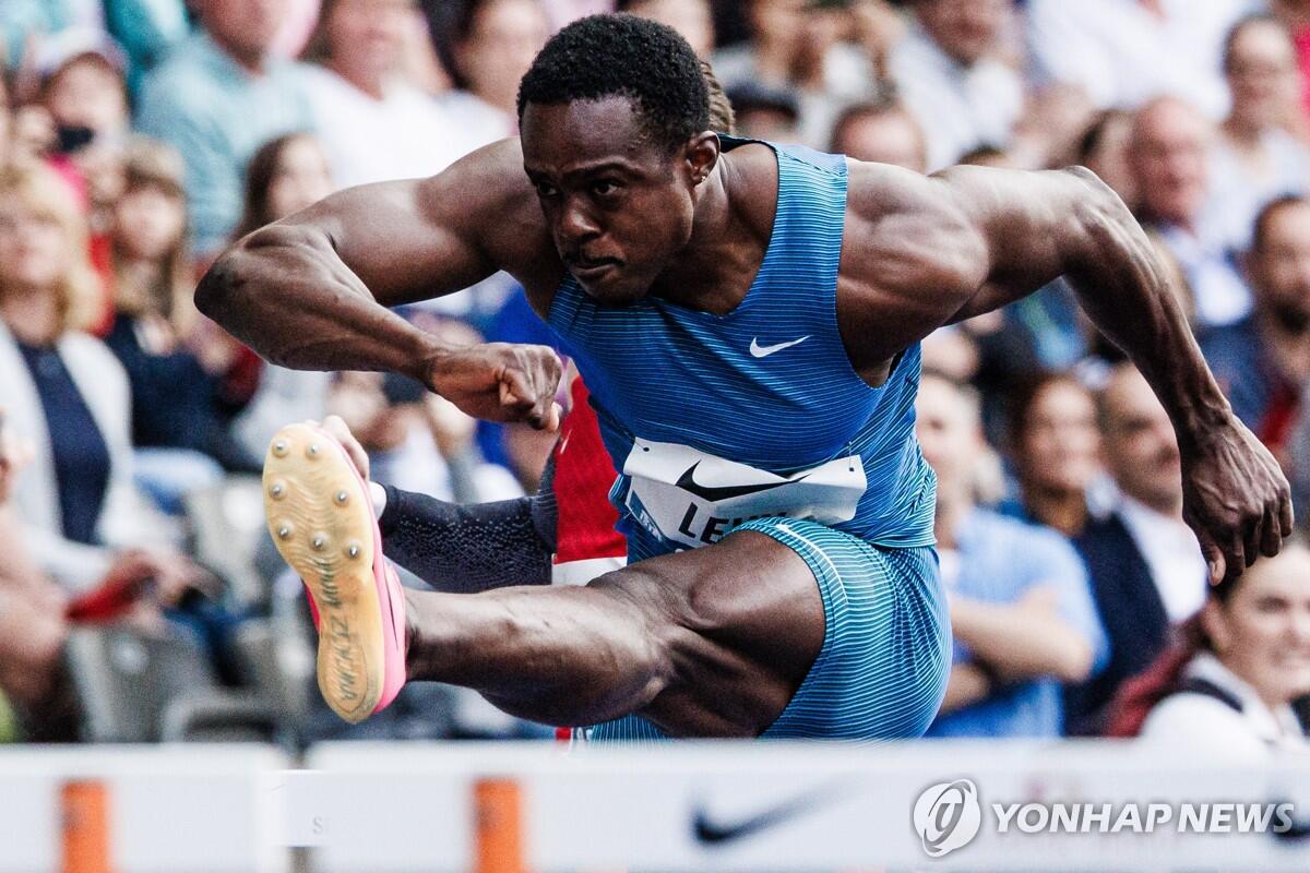 '도쿄올림픽 남자 110ｍ 허들 3위' 레비, 도핑 양성 반응