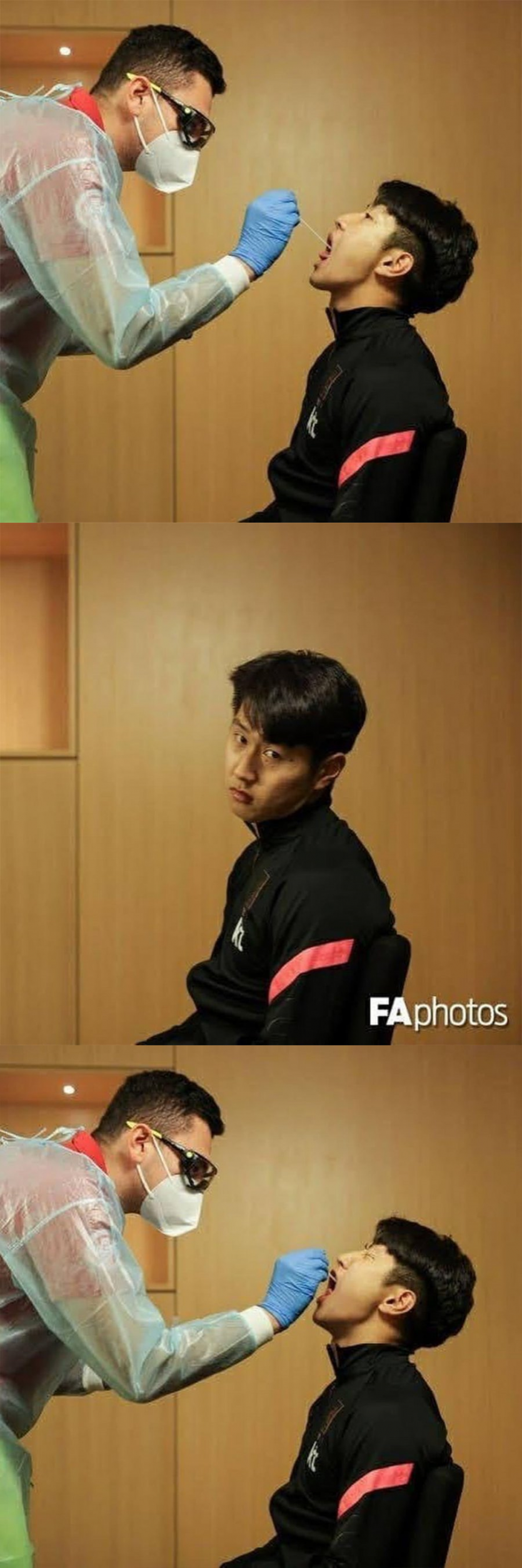 코로나 검사가 싫은 이강인