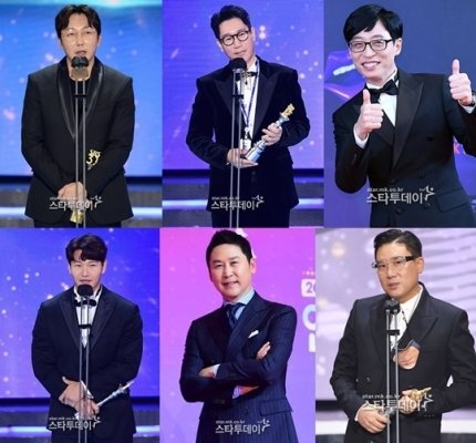SBS연예대상 치열한 올해 대상후보들