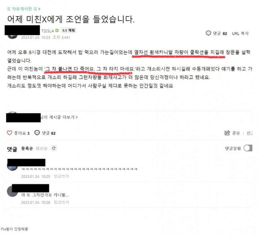 봉변 당한다는 전기차 차주들 근황