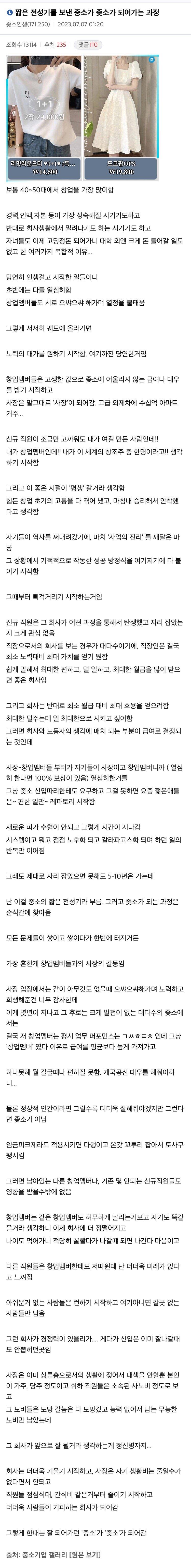 짧은 전성기를 보낸 중소가 ㅈ소가 되어가는 과정