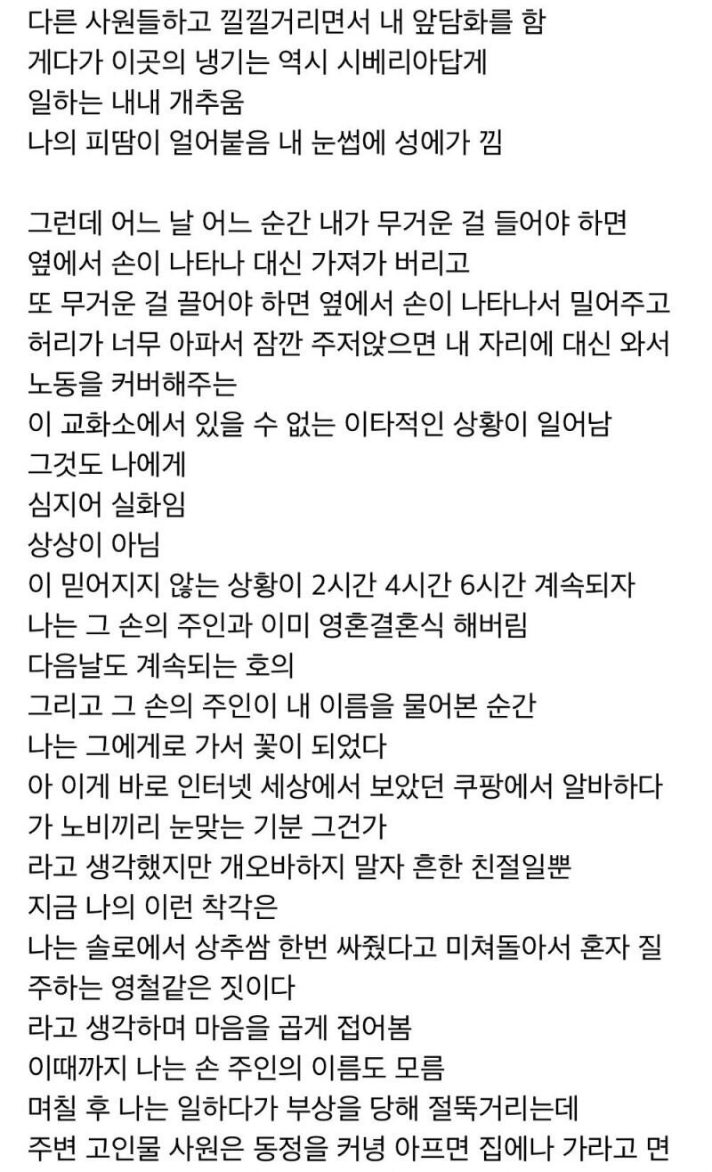 더쿠녀의 쿠팡 계약직 3주차 후기