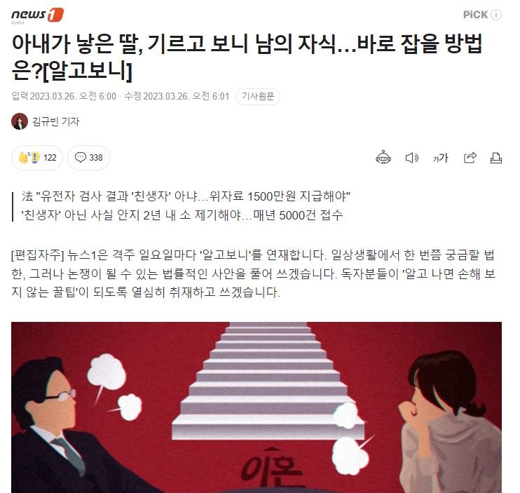 친자 불일치 소송 5000건 돌파