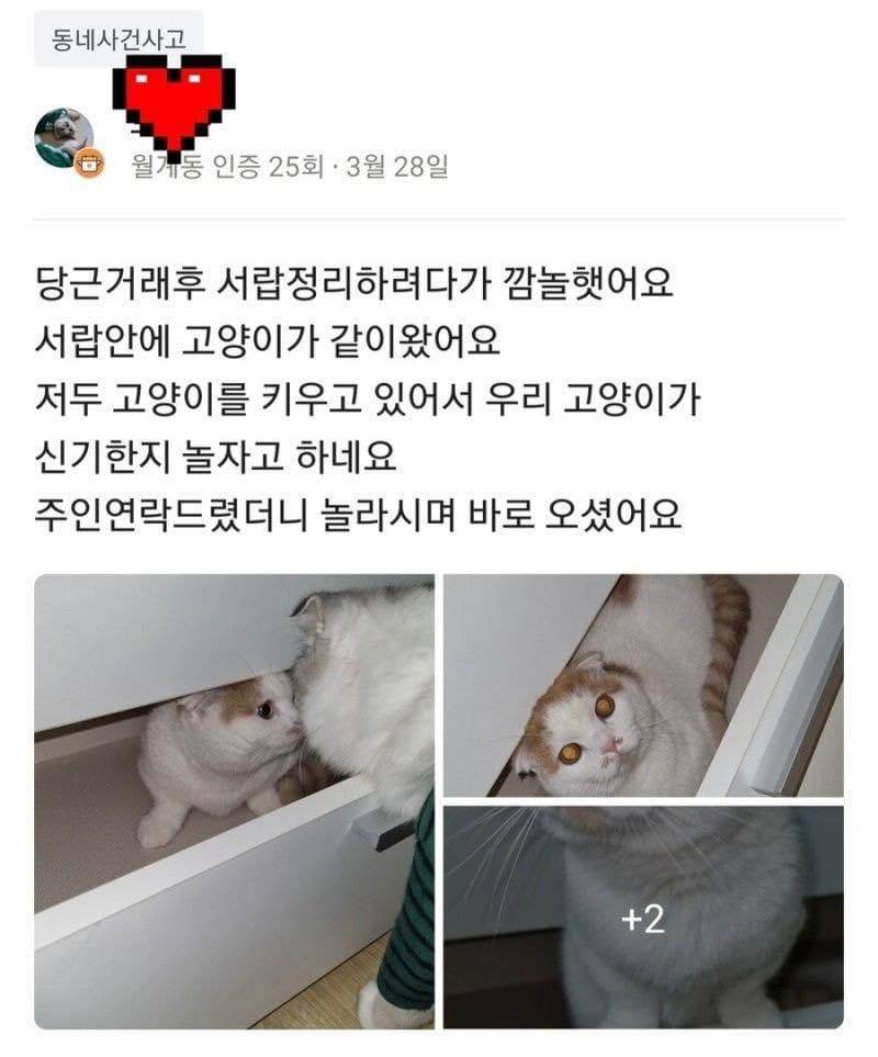 당근거래후 서랍정리를 하는데;;