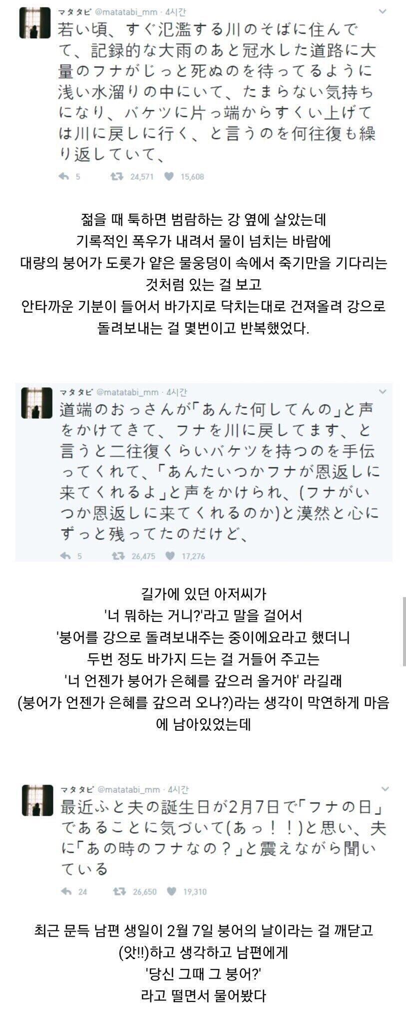 붕어를 도와줬던 스시녀...JPG