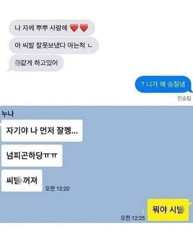 남매 카톡