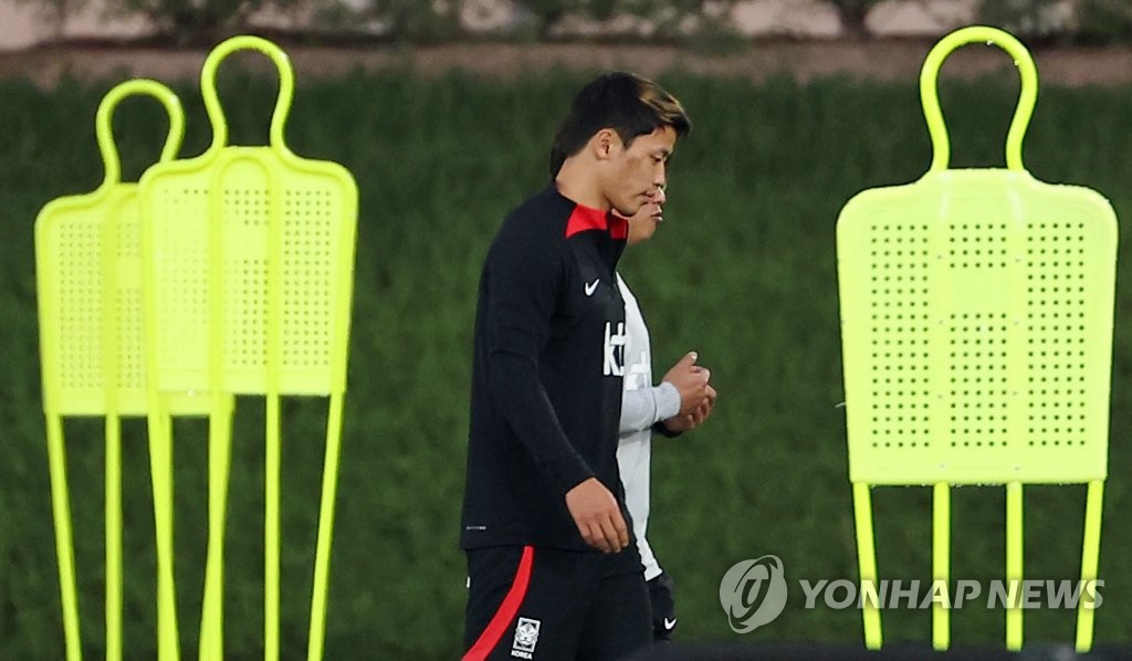 [월드컵] 다시 달리는 황희찬, 부상 털고 가나와 2차전 출격할까