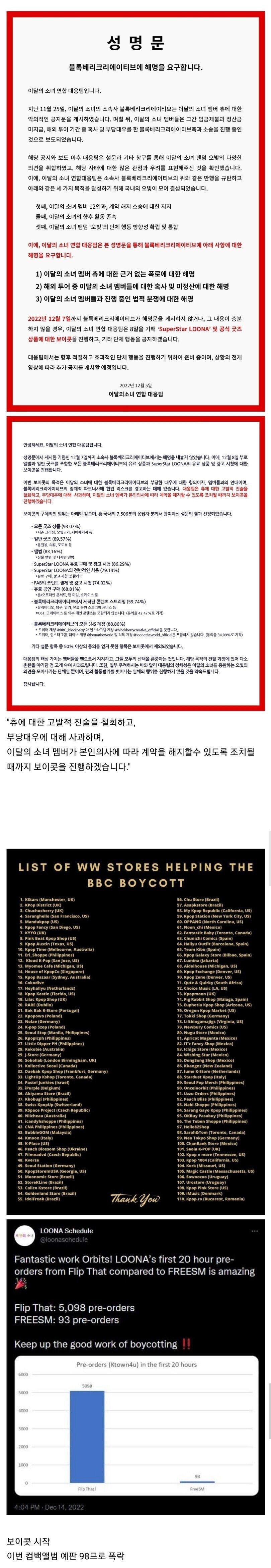 이달소 팬덤 근황
