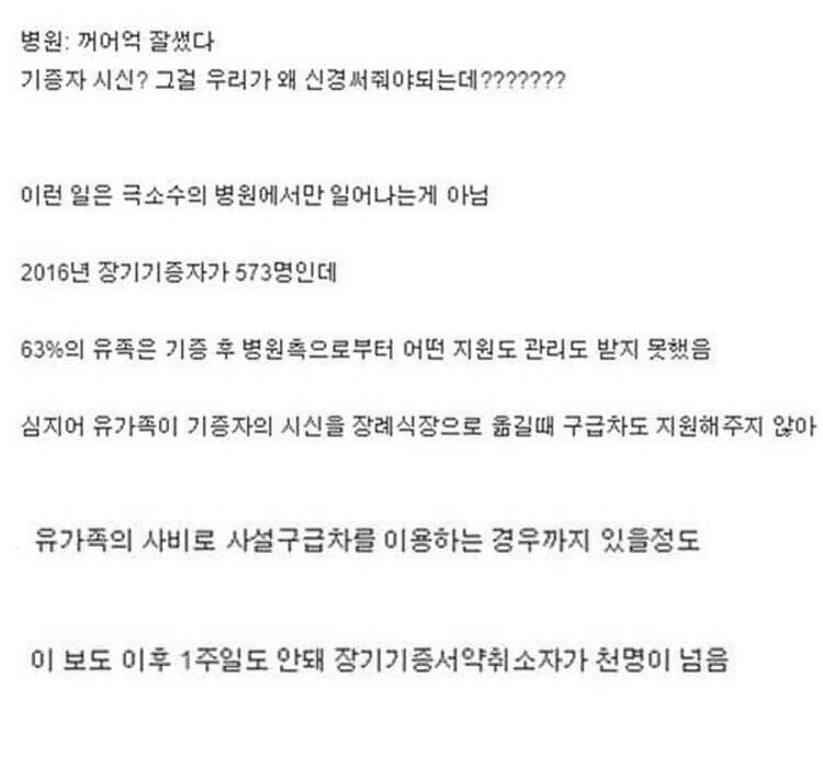 흔한 장기 기증이 꺼려지는 진짜 이유甲