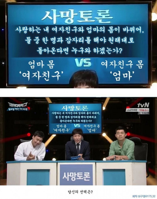 근친충이 심도있게 고민할 토론 주제