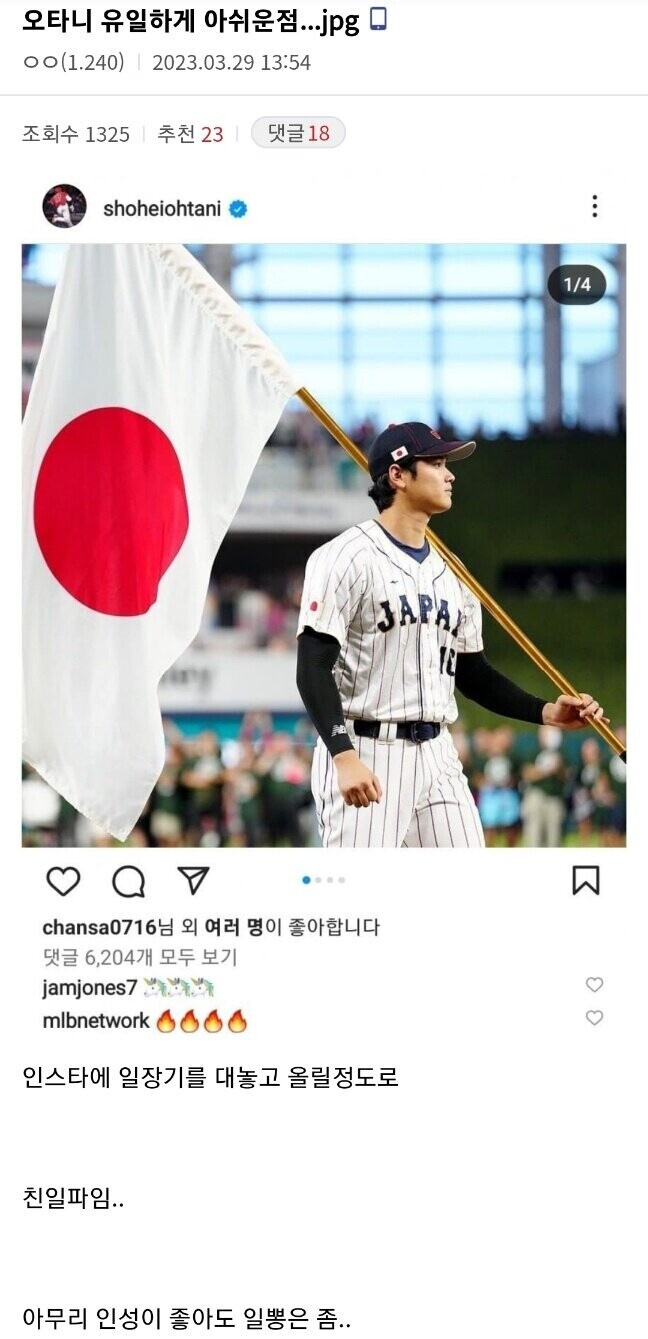 오타니의 치명적인 단점