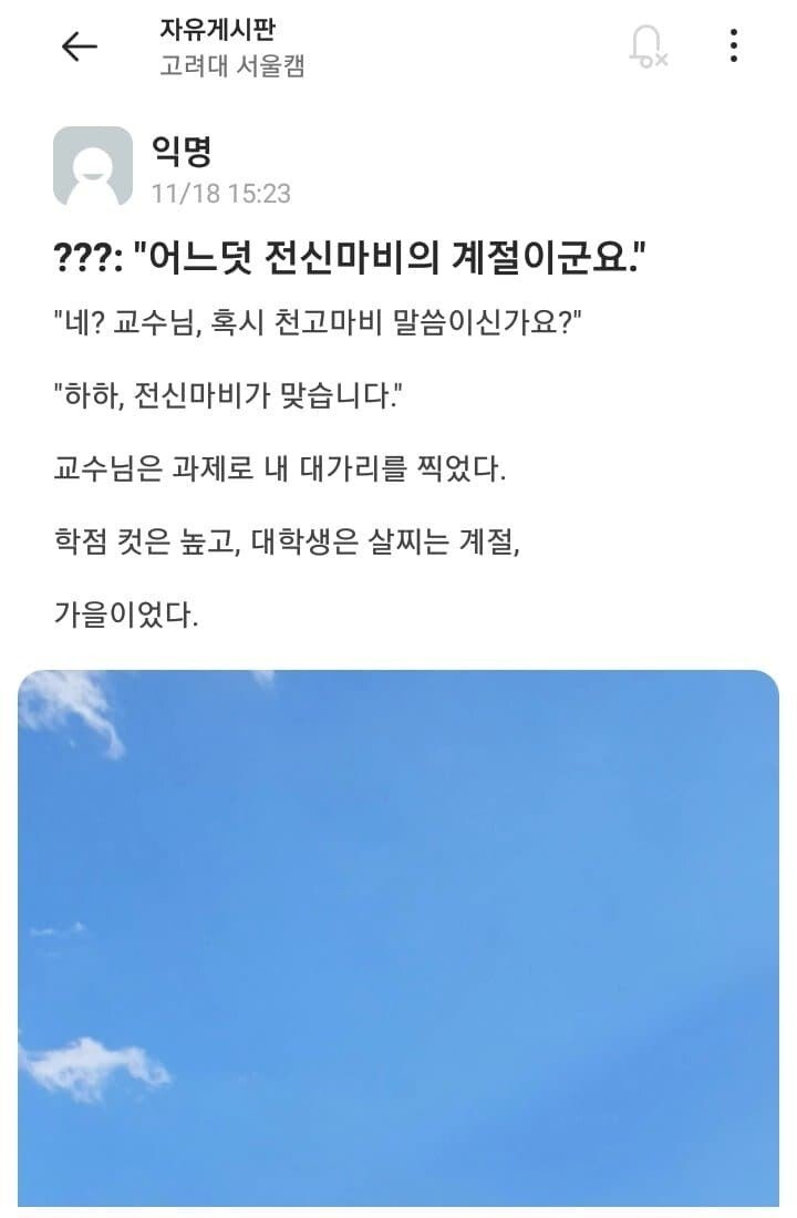 전신마비의 계절