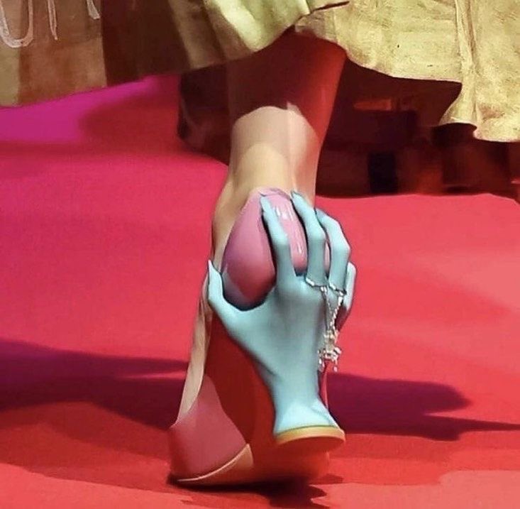하이힐 높이별 다리 모양