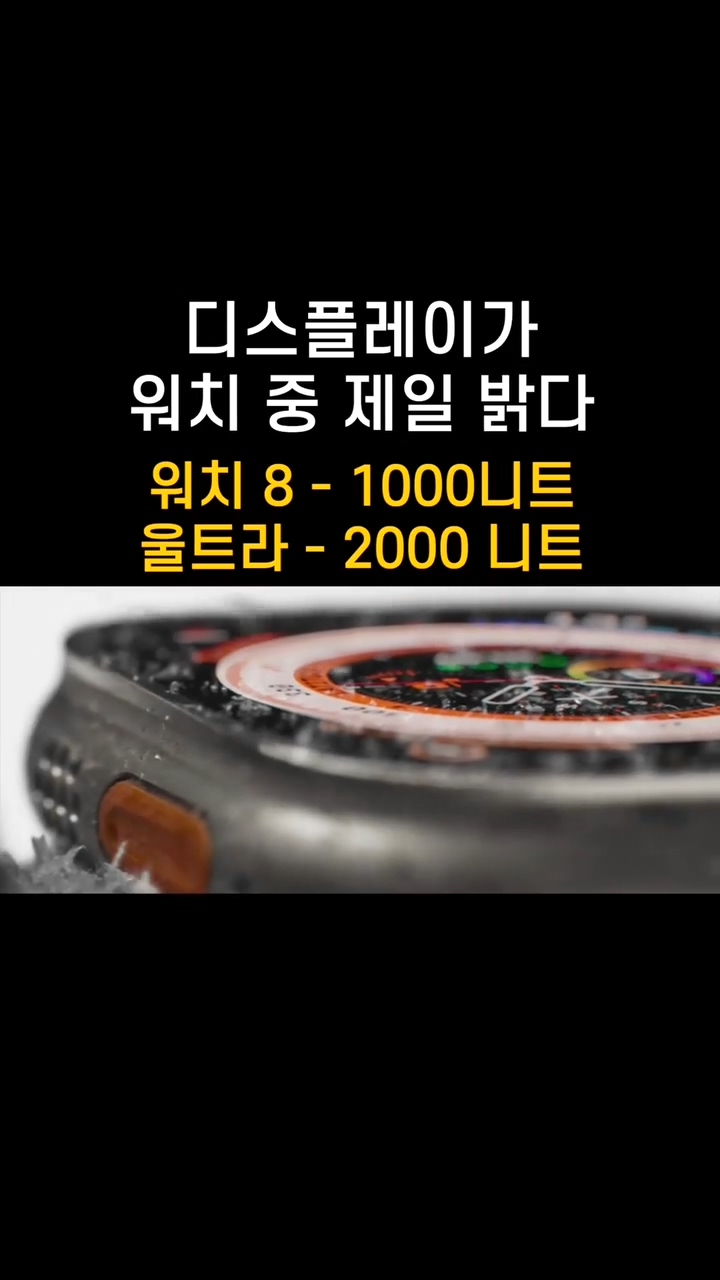 애플워치 울트라 기능(스압)